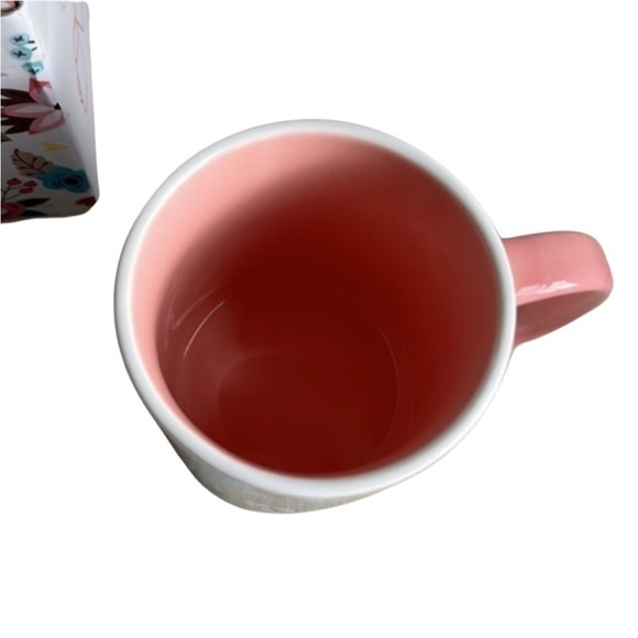 Express Your Love: Grandma Gift: I LOVE YOU GRANDMA Floral Ceramic Coffee Mug - Picture 4 of 7